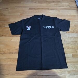 Noble X Batman Bane Black Short-Sleeve Graphic Tee with Chest Logos
